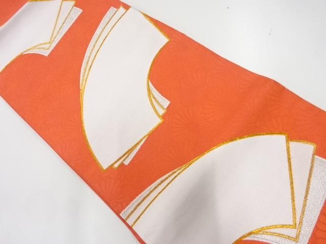 JAPANESE KIMONO / VINTAGE FUKURO OBI / WOVEN PINE